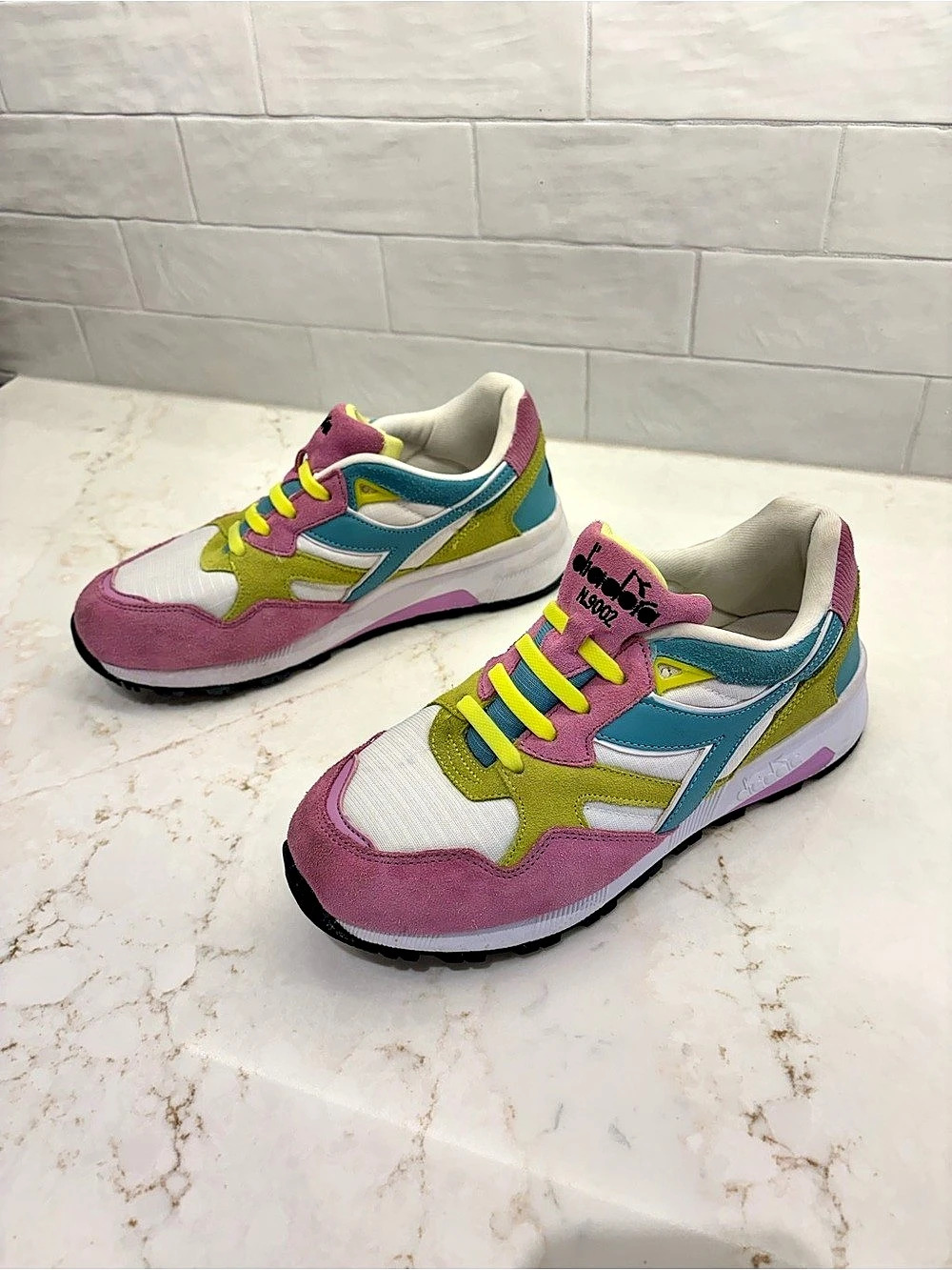 Diadora IUTER x SPECTRUM x Diadora N9002 Giro N9002 Giro Sneakers Pink & Blue US